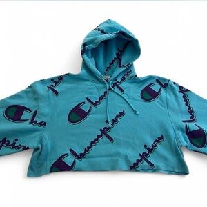 Champion Turquoise Sweatshirt with Logo